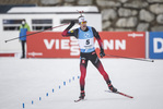 22.01.2022, xkvx, Biathlon IBU World Cup Anterselva, Mass Start Men, v.l. Sturla Holm Laegreid (Norway) im Ziel / in the finish