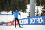 22.01.2022, xkvx, Biathlon IBU World Cup Anterselva, Training Women and Men, v.l. Eric Perrot (France) in aktion / in action competes