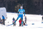 23.01.2022, xkvx, Biathlon IBU World Cup Anterselva, Relay Men, v.l. Eric Perrot (France) in aktion / in action competes