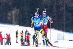 23.01.2022, xkvx, Biathlon IBU World Cup Anterselva, Relay Men, v.l. Artem Pryma (Ukraine) in aktion / in action competes