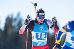 23.01.2022, xkvx, Biathlon IBU World Cup Anterselva, Relay Men, v.l. Harald Lemmerer (Austria) in aktion / in action competes