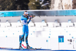 23.01.2022, xkvx, Biathlon IBU World Cup Anterselva, Relay Men, v.l. Eric Perrot (France) in aktion am Schiessstand / at the shooting range