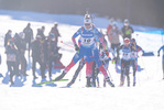 23.01.2022, xkvx, Biathlon IBU World Cup Anterselva, Mass Start Women, v.l. Kristina Reztsova (Russia) in aktion / in action competes