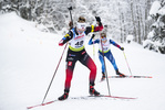 26.01.2022, xsoex, Biathlon IBU Open European Championships Arber, Individual Women, v.l. Jenny Enodd (Norway)  / 