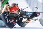 27.01.2022, xsoex, Biathlon IBU Open European Championships Arber, Training, v.l. Franziska Hildebrand (Germany)  / 
