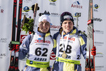 28.01.2022, xsoex, Biathlon IBU Open European Championships Arber, Sprint Men, v.l. Justus Strelow (Germany), Lucas Fratzscher (Germany)  / 
