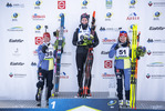 28.01.2022, xsoex, Biathlon IBU Open European Championships Arber, Sprint Women, v.l. Franziska Hildebrand (Germany), Ragnhild Femsteinevik (Norway), Janina Hettich (Germany)  / 