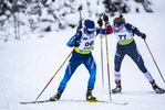 28.01.2022, xsoex, Biathlon IBU Open European Championships Arber, Sprint Women, v.l. Susanna Meinen (Switzerland), Amanda Kautzer (United States)  / 