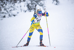 28.01.2022, xsoex, Biathlon IBU Open European Championships Arber, Sprint Women, v.l. Felicia Lindqvist (Sweden)  / 