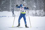 28.01.2022, xsoex, Biathlon IBU Open European Championships Arber, Sprint Men, v.l. Mansilla Matias Mansilla (Canada)  / 