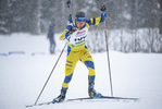 28.01.2022, xsoex, Biathlon IBU Open European Championships Arber, Sprint Men, v.l. Oskar Brandt (Sweden)  / 