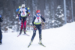 29.01.2022, xsoex, Biathlon IBU Open European Championships Arber, Pursuit Women, v.l. Jenny Enodd (Norway), Janina Hettich (Germany)  / 