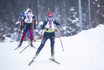 29.01.2022, xsoex, Biathlon IBU Open European Championships Arber, Pursuit Women, v.l. Jenny Enodd (Norway), Janina Hettich (Germany)  / 