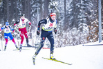 29.01.2022, xsoex, Biathlon IBU Open European Championships Arber, Pursuit Women, v.l. Tamara Steiner (Austria), Sophia Schneider (Germany)  / 