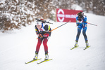 29.01.2022, xsoex, Biathlon IBU Open European Championships Arber, Pursuit Women, v.l. Marthe Krakstad Johansen (Norway)  / 