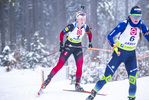 29.01.2022, xsoex, Biathlon IBU Open European Championships Arber, Pursuit Women, v.l. Ragnhild Femsteinevik (Norway)  / 