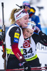 29.01.2022, xsoex, Biathlon IBU Open European Championships Arber, Pursuit Women, v.l. Ragnhild Femsteinevik (Norway), Juni Arnekleiv (Norway)  / 