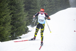 04.02.2021, xsoex, Biathlon Deutschlandpokal Clausthal-Zellerfeld, v.l. Fabian Dietrich (Germany)  / 