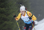 04.02.2021, xsoex, Biathlon Deutschlandpokal Clausthal-Zellerfeld, v.l. Raphael Lankes (Germany)  / 