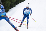 04.02.2021, xsoex, Biathlon Deutschlandpokal Clausthal-Zellerfeld, v.l. Luca Nicolussi (Germany)  / 