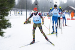 04.02.2021, xsoex, Biathlon Deutschlandpokal Clausthal-Zellerfeld, v.l. Armin Seidel (Germany), Jannek Derr (Germany)  / 