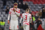 05.02.2022, xlanx, Fussball 1.Bundesliga, FC Bayern Muenchen - RB Leipzig, v.l. Yussuf Poulsen (RB Leipzig) enttaeusscht / looks dejected
