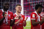 08.05.2022, Fussball, 1.Bundesliga, FC Bayern Muenchen - VfB Stuttgart, v.l. Joshua Kimmich (FC Bayern Muenchen)