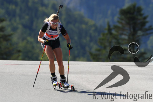 12.09.2015, xkvx, Wintersport, Deutsche Meisterschaft Biathlon 2015, v.l. Franziska Hildebrand (WSV Clausthal-Zellerfeld)