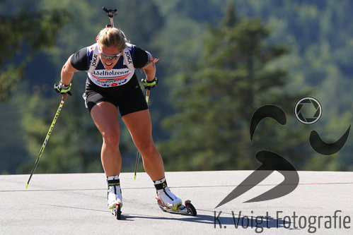 12.09.2015, xkvx, Wintersport, Deutsche Meisterschaft Biathlon 2015, v.l. Nadine Horchler (SC Willingen)