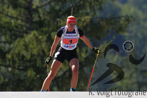 12.09.2015, xkvx, Wintersport, Deutsche Meisterschaft Biathlon 2015, v.l. Vanessa Hinz (SC Schliersee)