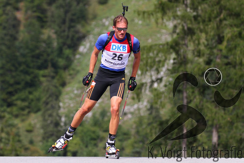 13.09.2015, xkvx, Wintersport, Deutsche Meisterschaft Biathlon 2015, v.l. Sebastian Eisenhut (SC Schliersee)