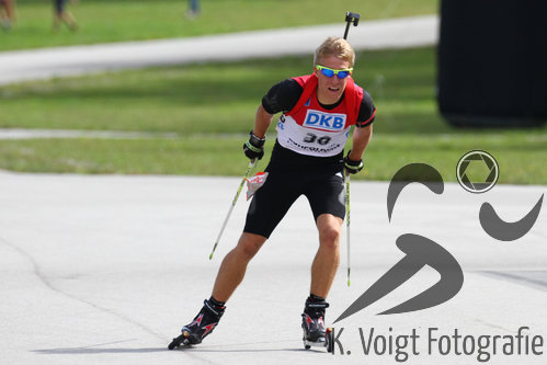 13.09.2015, xkvx, Wintersport, Deutsche Meisterschaft Biathlon 2015, v.l. David Zobel (SC Partenkirchen)