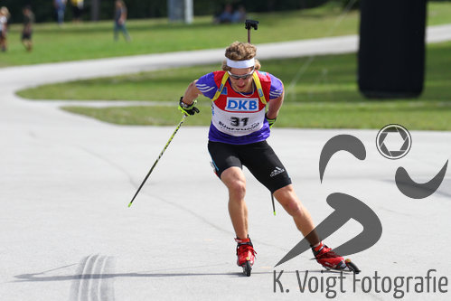 13.09.2015, xkvx, Wintersport, Deutsche Meisterschaft Biathlon 2015, v.l. Arnd Peiffer (WSV Clausthal-Zellerfeld)