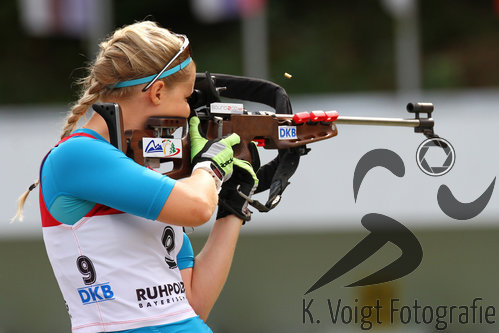 13.09.2015, xkvx, Wintersport, Deutsche Meisterschaft Biathlon 2015, v.l. Annika Knoll (SV Friedenweiler-Rudenberg)