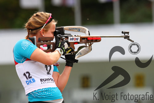 13.09.2015, xkvx, Wintersport, Deutsche Meisterschaft Biathlon 2015, v.l. Carolin Leunig (WSV Clausthal-Zellerfeld)