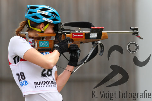 13.09.2015, xkvx, Wintersport, Deutsche Meisterschaft Biathlon 2015, v.l. Vanessa Voigt (WSV Rotterode)