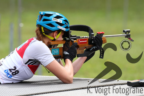 13.09.2015, xkvx, Wintersport, Deutsche Meisterschaft Biathlon 2015, v.l. Vanessa Voigt (WSV Rotterode)