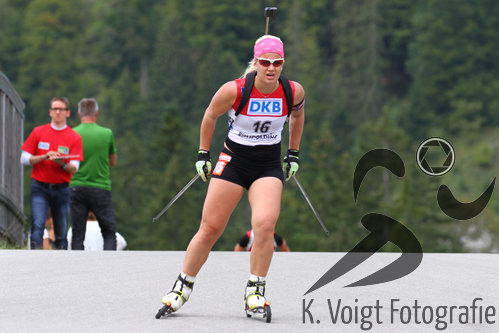 13.09.2015, xkvx, Wintersport, Deutsche Meisterschaft Biathlon 2015, v.l. Sabrina Kahl (Grossbreitenbacher SV)