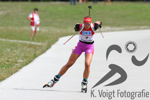 13.09.2015, xkvx, Wintersport, Deutsche Meisterschaft Biathlon 2015, v.l. Vanessa Hinz (SC Schliersee)