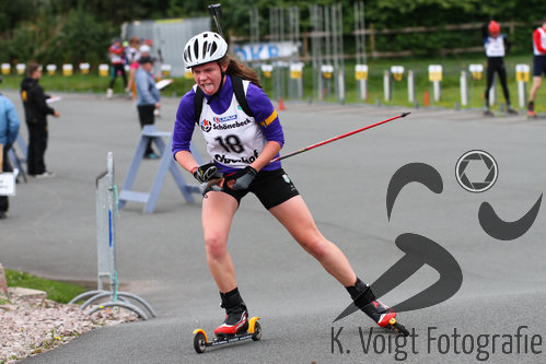 25.09.2015, xkvx, Wintersport, Lapua-Cup Biathlon, v.l. Viktoria Sebastian (WSV Oberhof 05)
