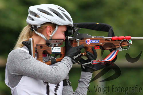 25.09.2015, xkvx, Wintersport, Lapua-Cup Biathlon, v.l. Jessica Lange (WSV Oberhof 05)