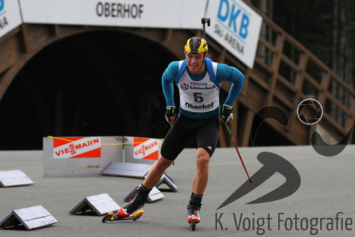 25.09.2015, xkvx, Wintersport, Lapua-Cup Biathlon, v.l. Max Barchewitz (SV Frankenhain)