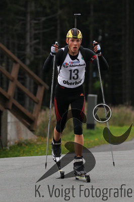 25.09.2015, xkvx, Wintersport, Lapua-Cup Biathlon, v.l. Janik Eckstein (WSV Scheibe-Alsbach)