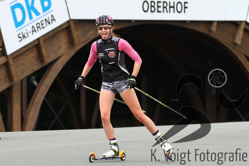 25.09.2015, xkvx, Wintersport, Lapua-Cup Biathlon, v.l. Vanessa Voigt (WSV Rotterode)
