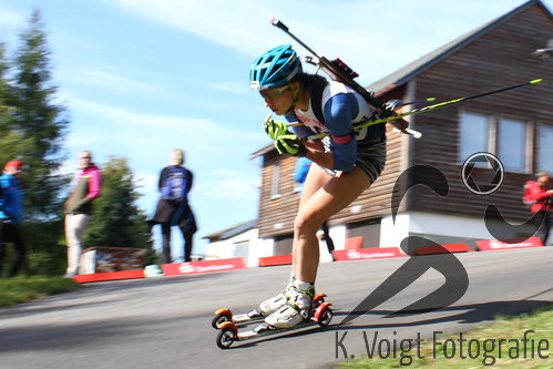 03.10.2015, xkvx, Wintersport, Biathlon Nordcup 2015, Einzel v.l. Vanessa Voigt