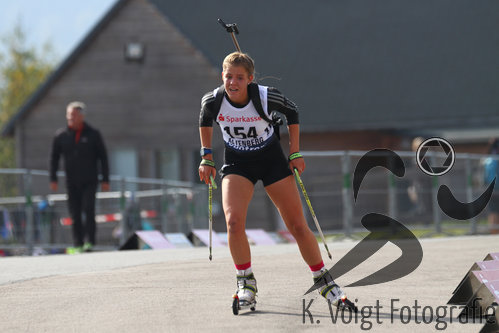03.10.2015, xkvx, Wintersport, Biathlon Nordcup 2015, Einzel v.l. Lena Riessle