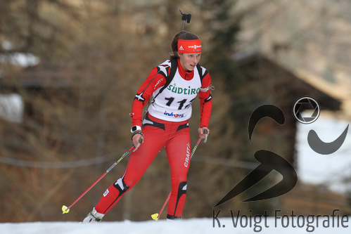 18.12.2015, xkvx, Wintersport, Biathlon Alpencup Martell, Sprint v.l. LITZENBAUER Leonie