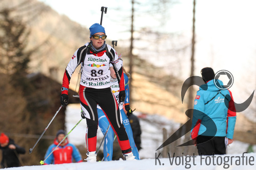 19.12.2015, xkvx, Wintersport, Biathlon Alpencup Martell, Sprint v.l. KUNISCH Franziska