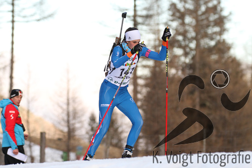 19.12.2015, xkvx, Wintersport, Biathlon Alpencup Martell, Sprint v.l. RATHKE Laura