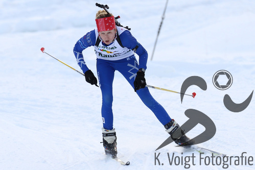 19.12.2015, xkvx, Wintersport, Biathlon Alpencup Martell, Sprint v.l. ZIMMER Marie